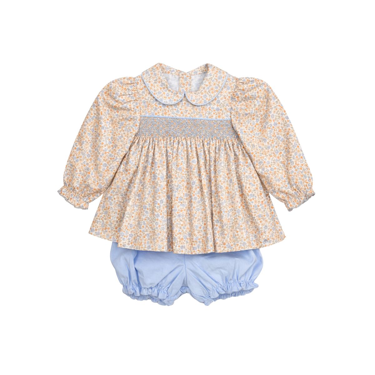 Cora Smk. Fall Floral Bloomer Set