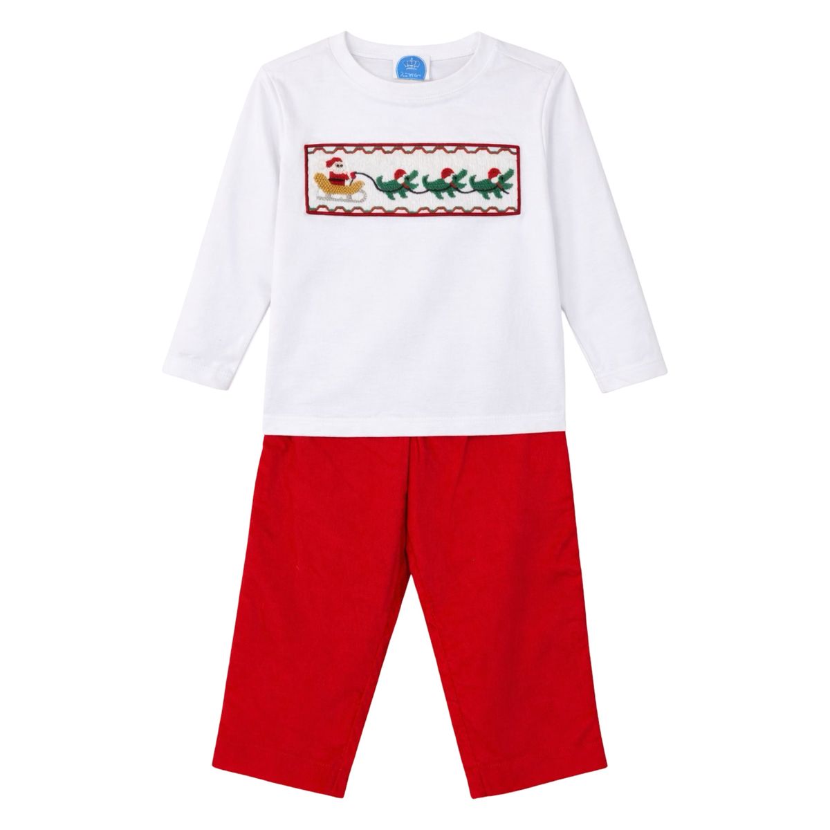 Ollie Smk. Cajun Santa Pant Set