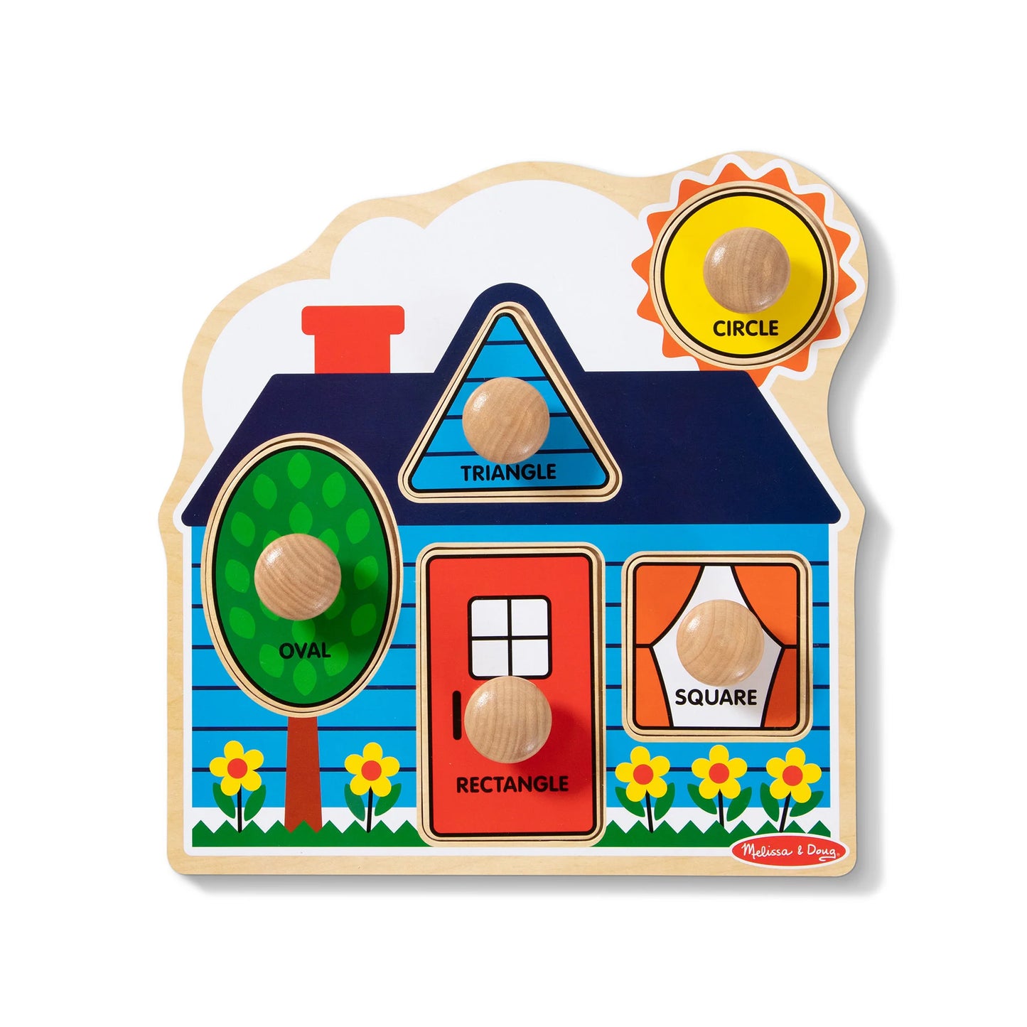 Shapes Jumbo Peg Puzzle