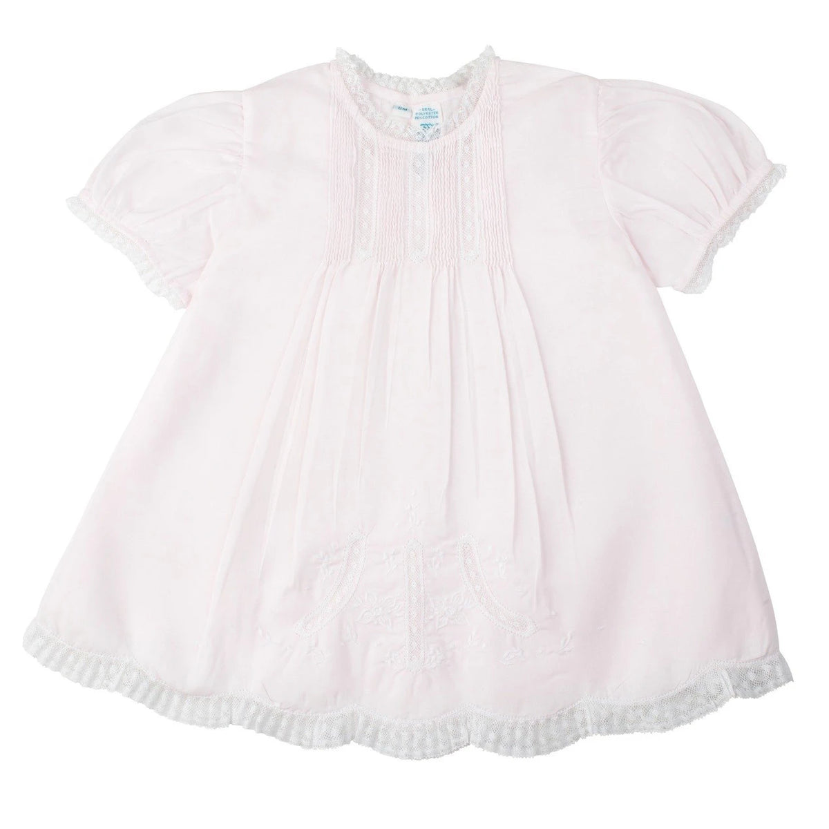 Pink Detailed Lace Sip Dress (6361)