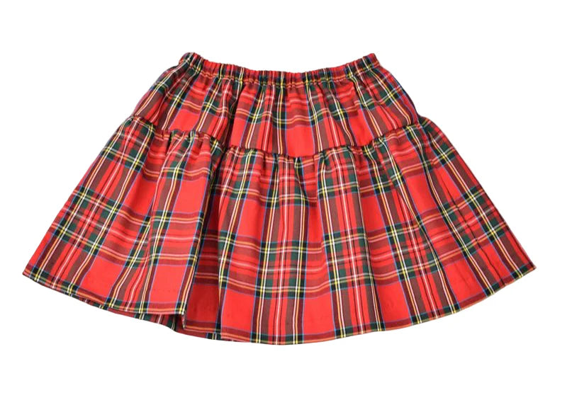 Holiday Plaid Skirt