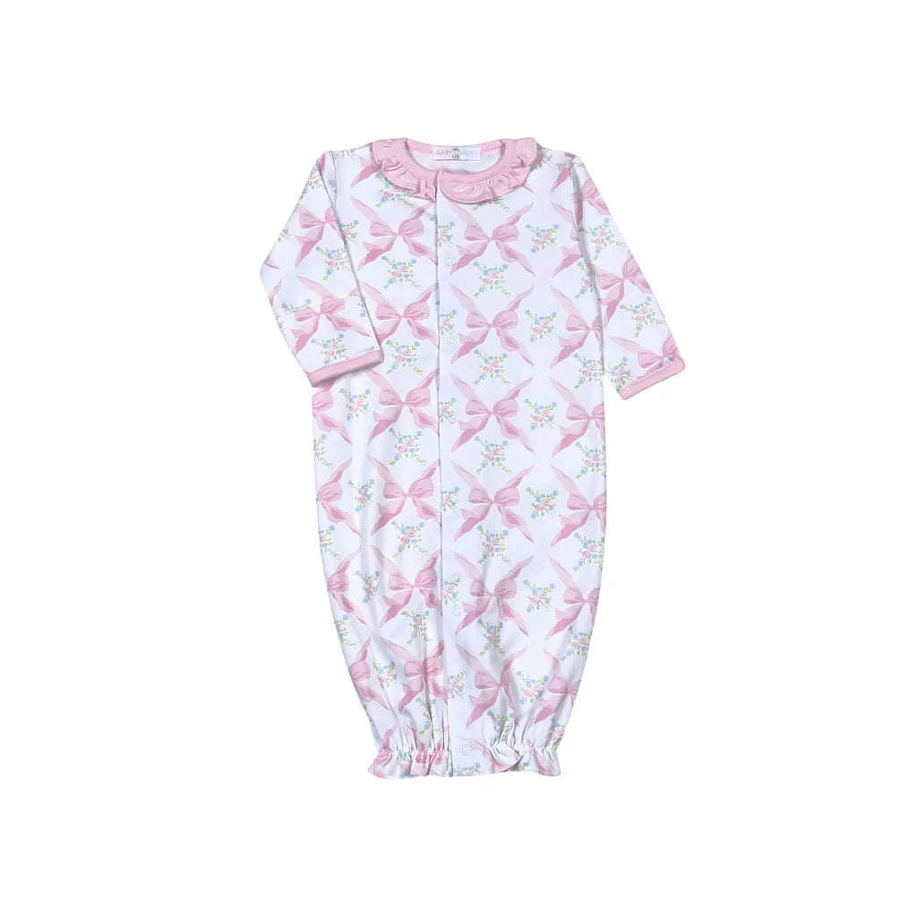 Pink Bows Pima Conv Gown