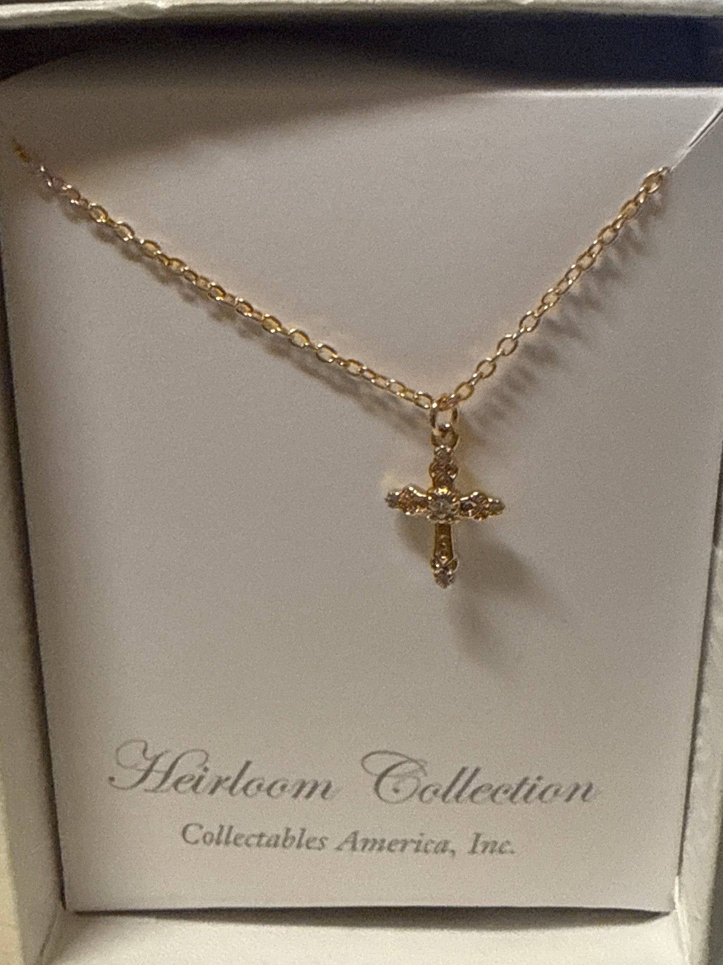 Gold Cross w/CZ LG5