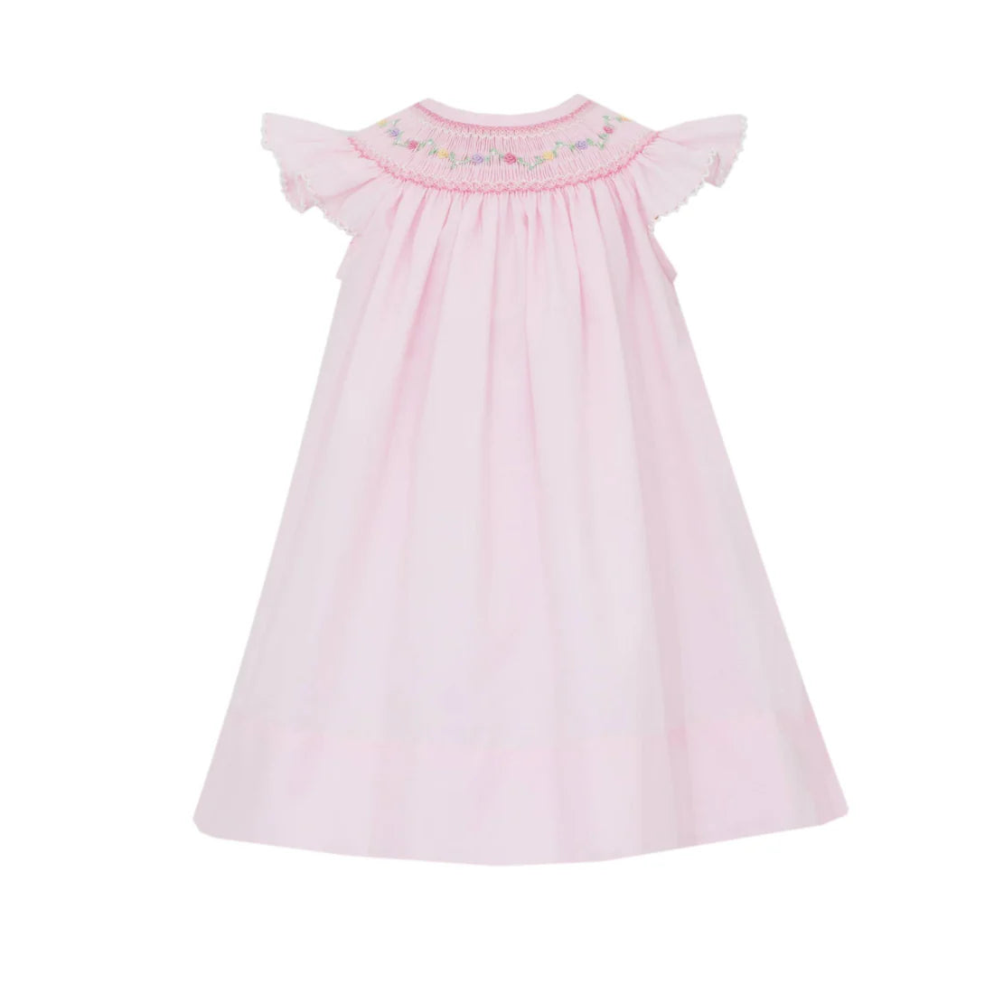 Martha pink angel wing bishop dress