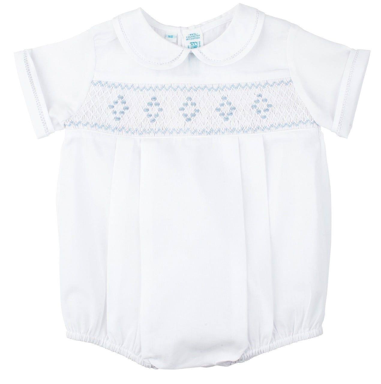 Smocked Blue Dimond Bubble