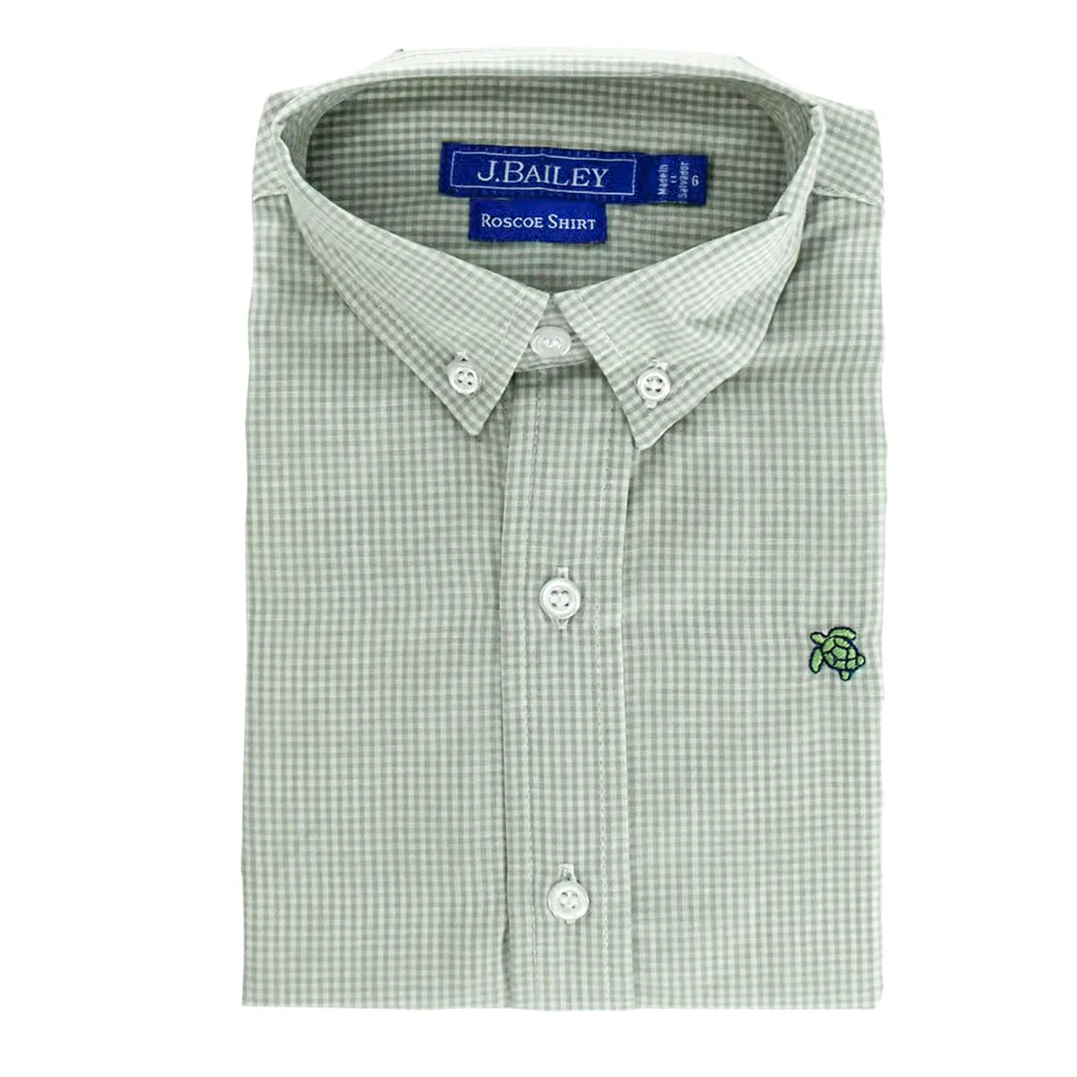 Celery microcheck button down shirt