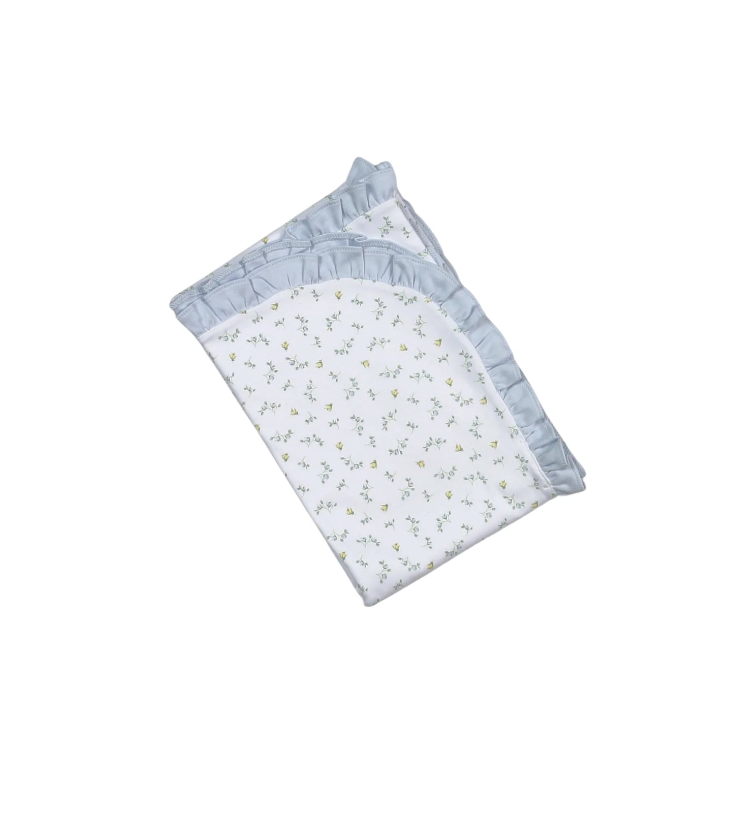 Mia Blue Floral Blanket