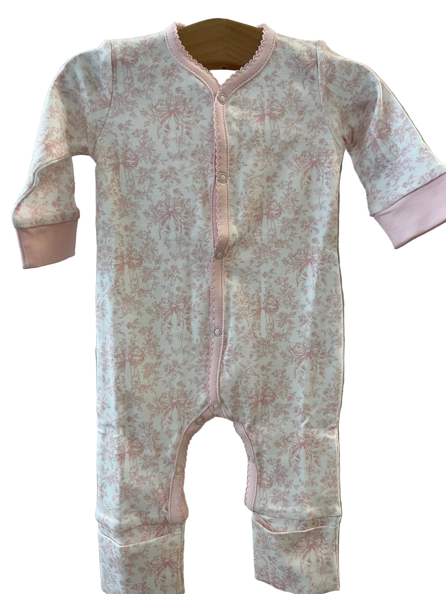 Pink Toile Ride Playsuit