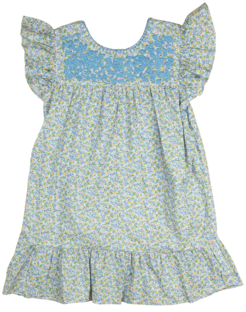 Sky Blue Fiesta Dress