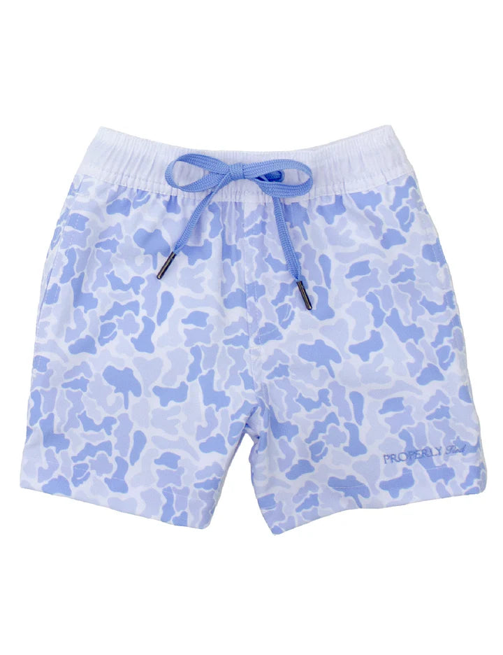 River Camo Swim Trunk