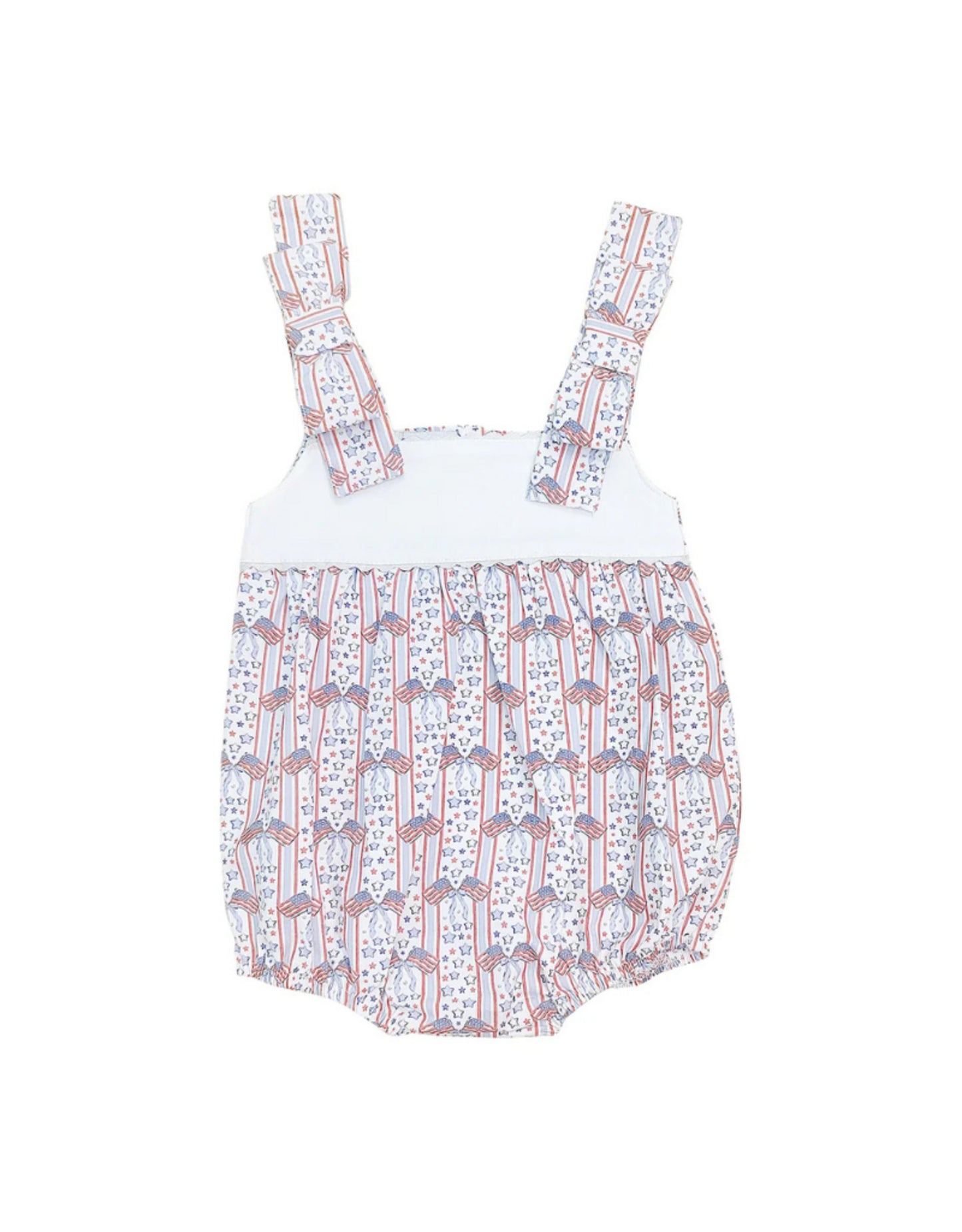 Patriotic Bow Shoulder Bubble