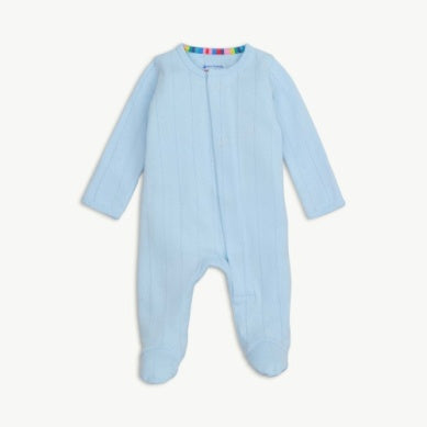 Love Lines Blue Footie