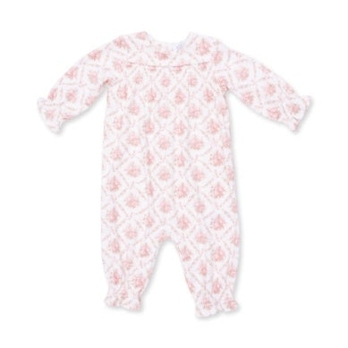 Rose Bow Lattice Romper