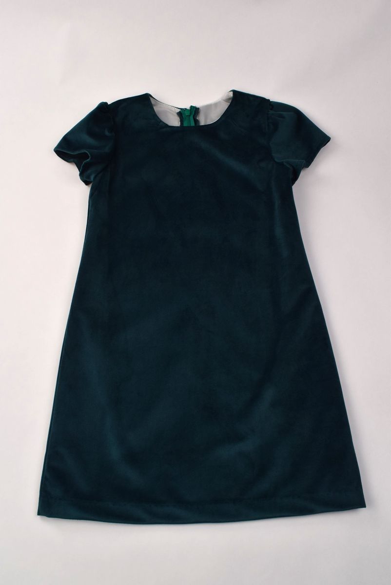 Green Velvet Dress