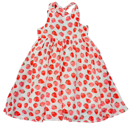 Berry Cross Back Dress