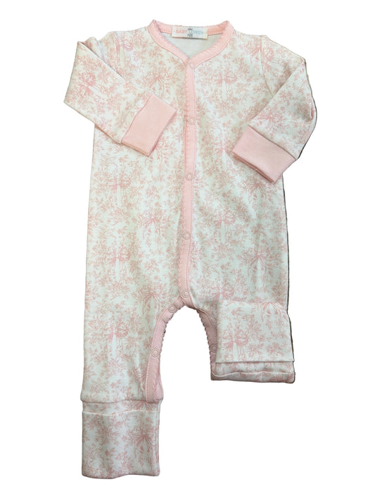 Pink Toile Playsuit