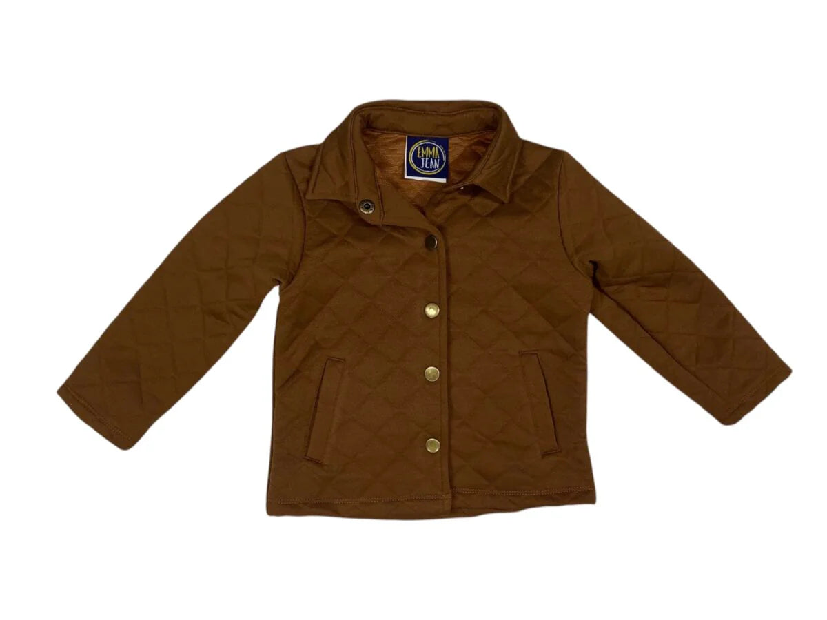 Brown Quilted Jacket