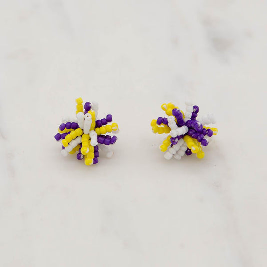 Gameday Bead Stud Earring
