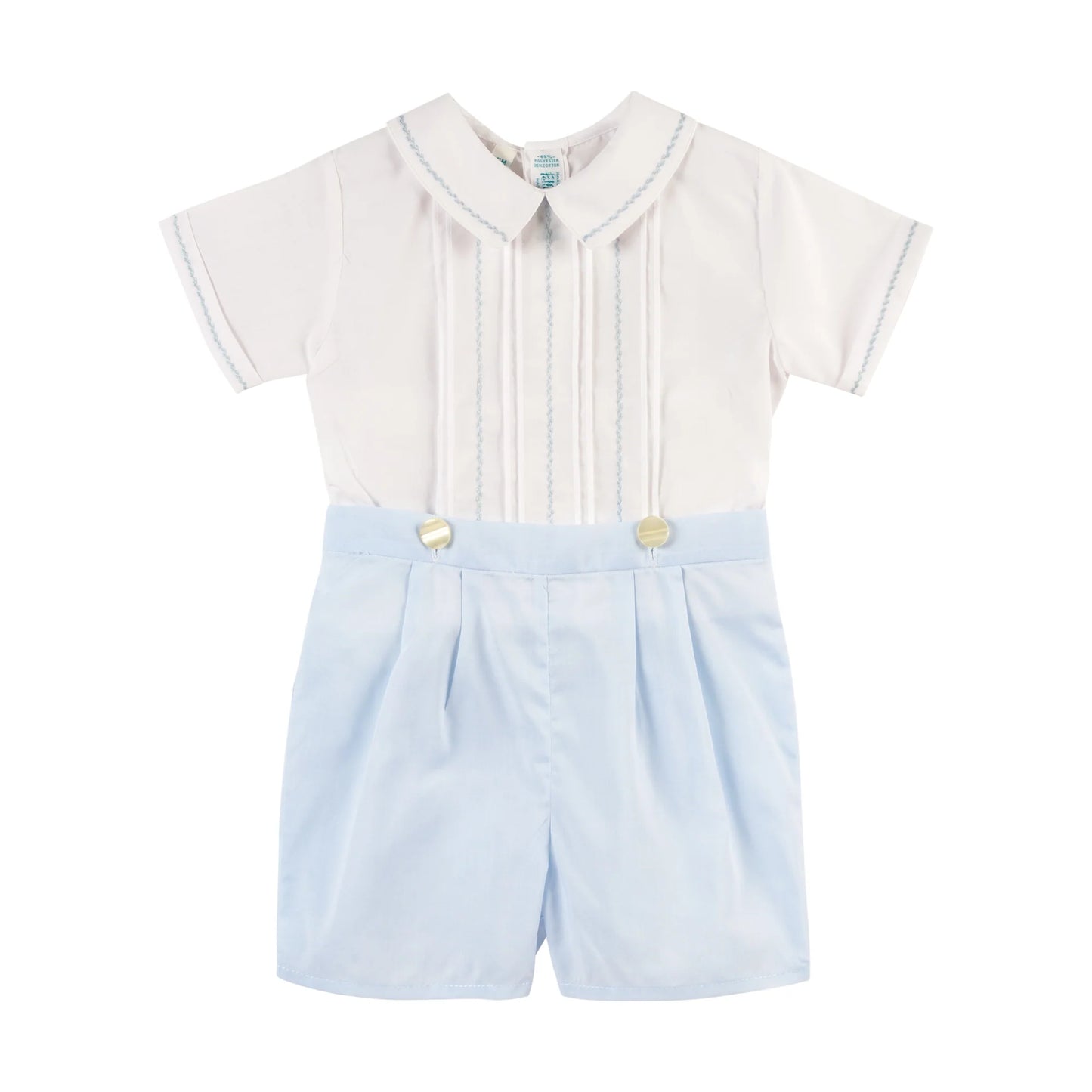 Feather stitched bobby suit (23986)