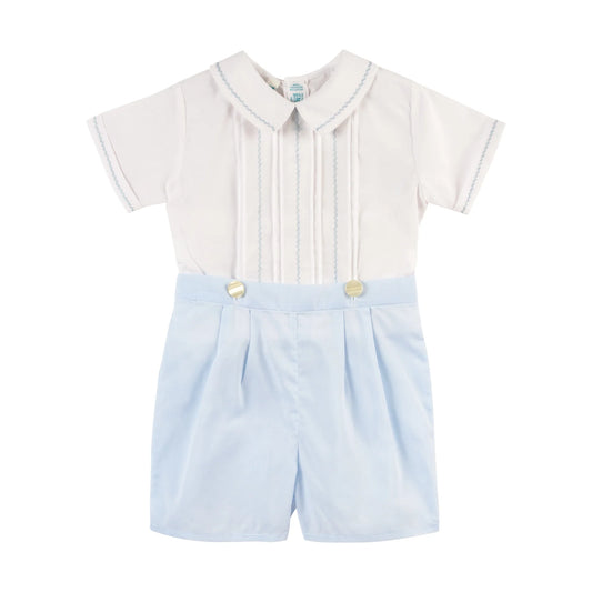 Feather stitched bobby suit (23986)