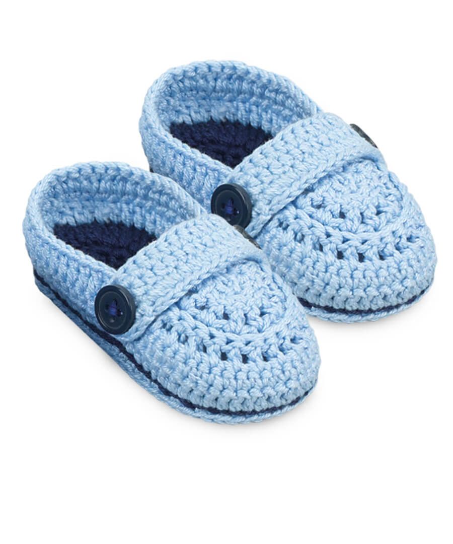 Lt Blue Loafer Bootie-NB