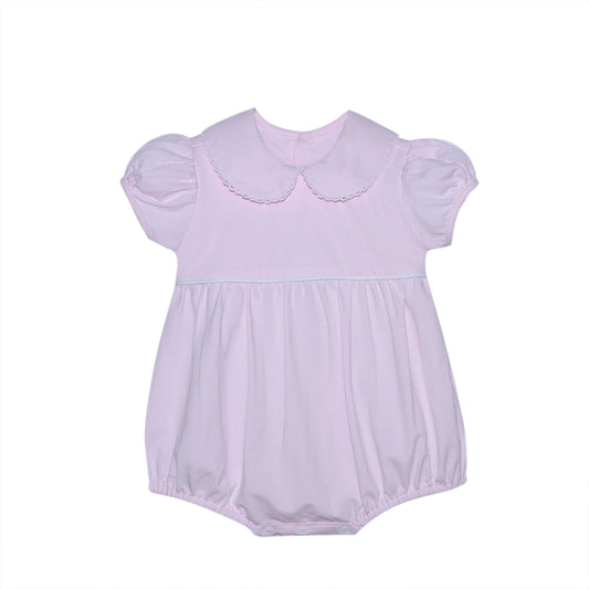 Pink Bubble w/White Picot