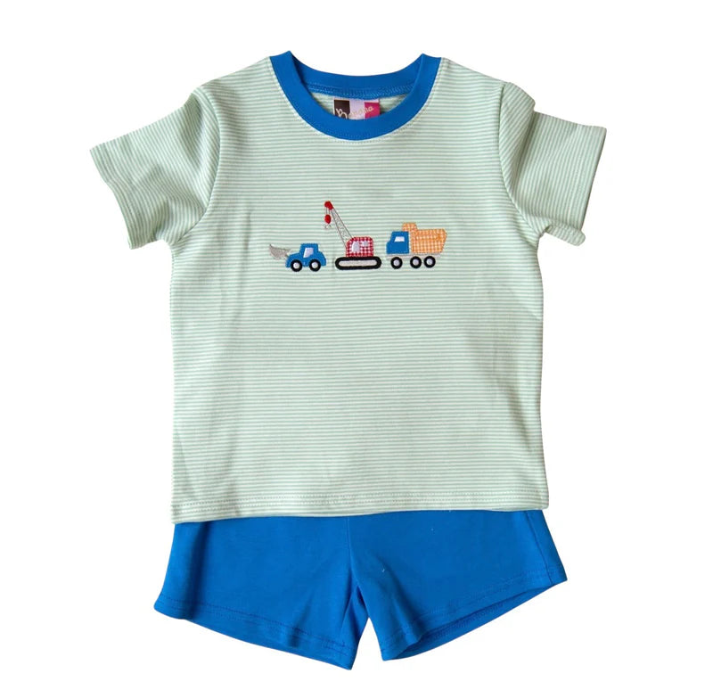 Construction Vehicles Short Set