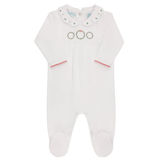 Holiday Wreath Footie