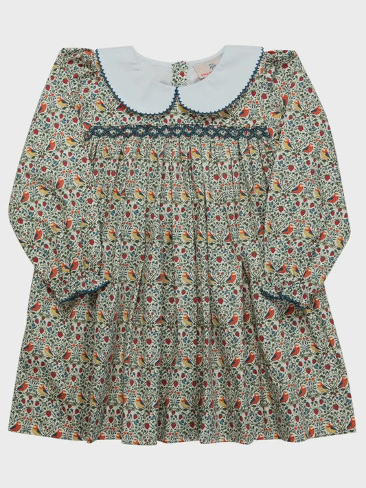 Bird Print Dress