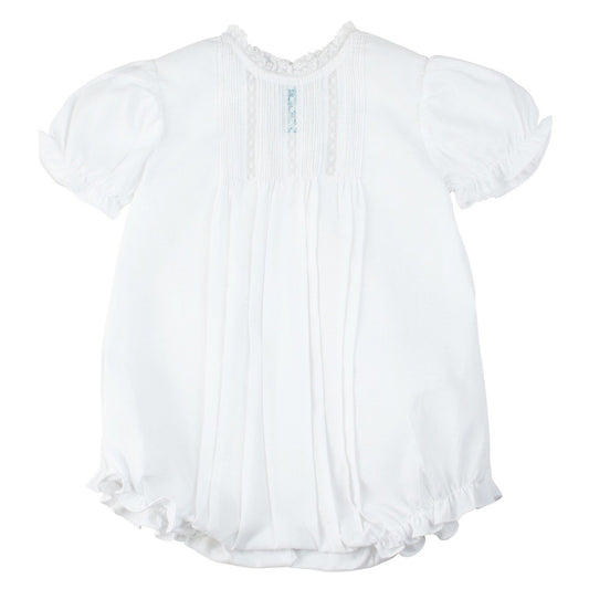 White Pintucks & Lace Bubble (701F)