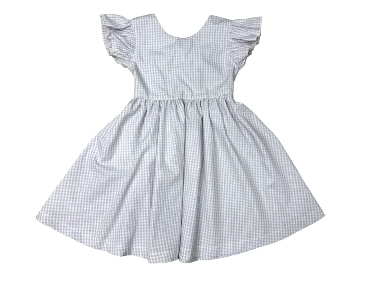 Lavender Gingham Gabrielle Dress