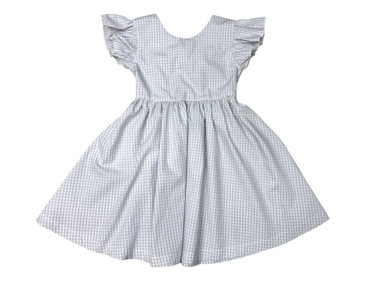Lavender Gingham Gabrielle Dress