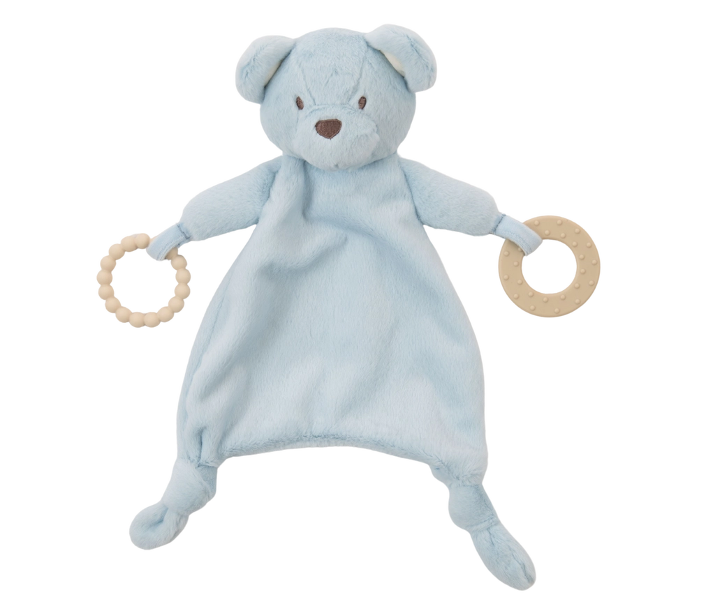 Blue Bear Teether Blankie