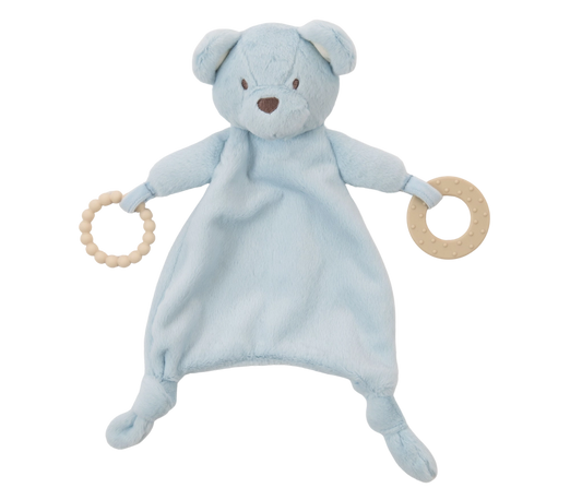 Blue Bear Teether Blankie