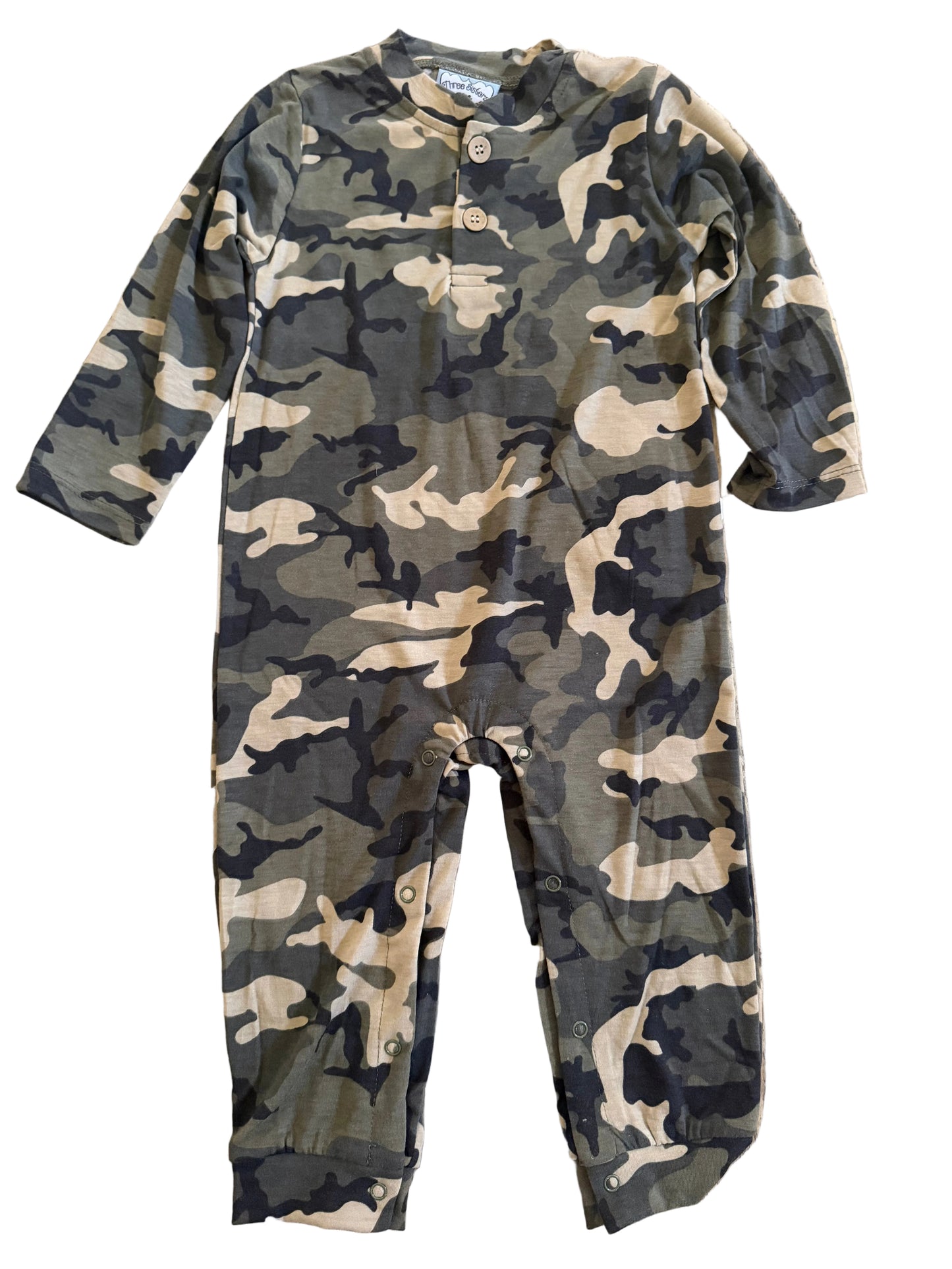 Karter Camo Romper