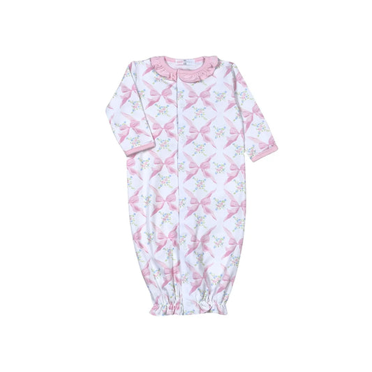 Pink Bows Pima Conv Gown