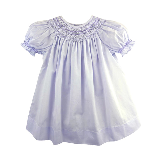 Lavender Smock Pearl Dress