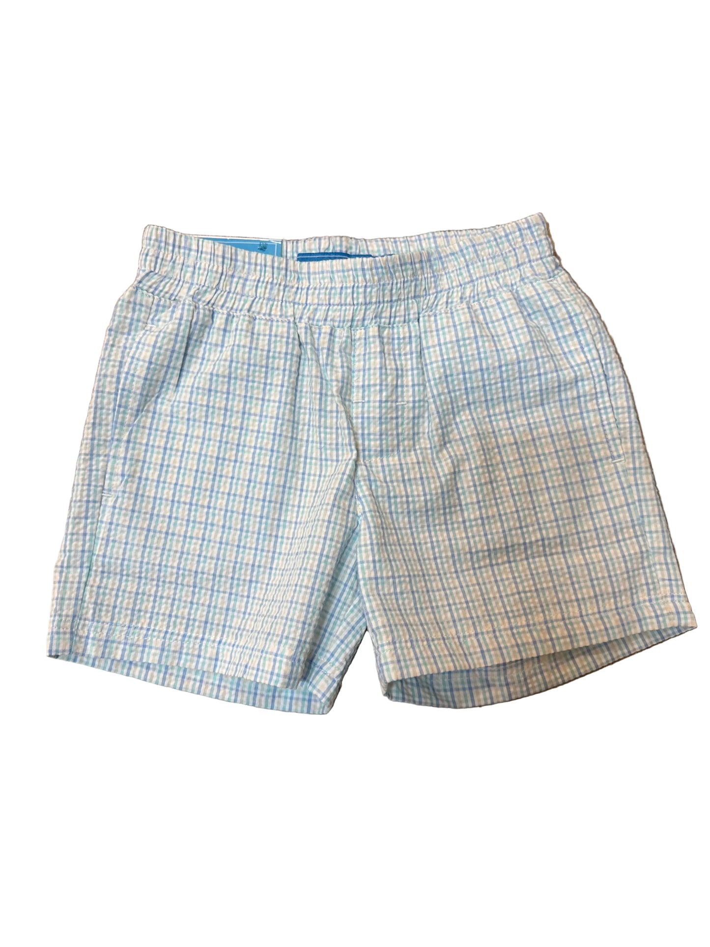 Plaid Seersucker Shorts