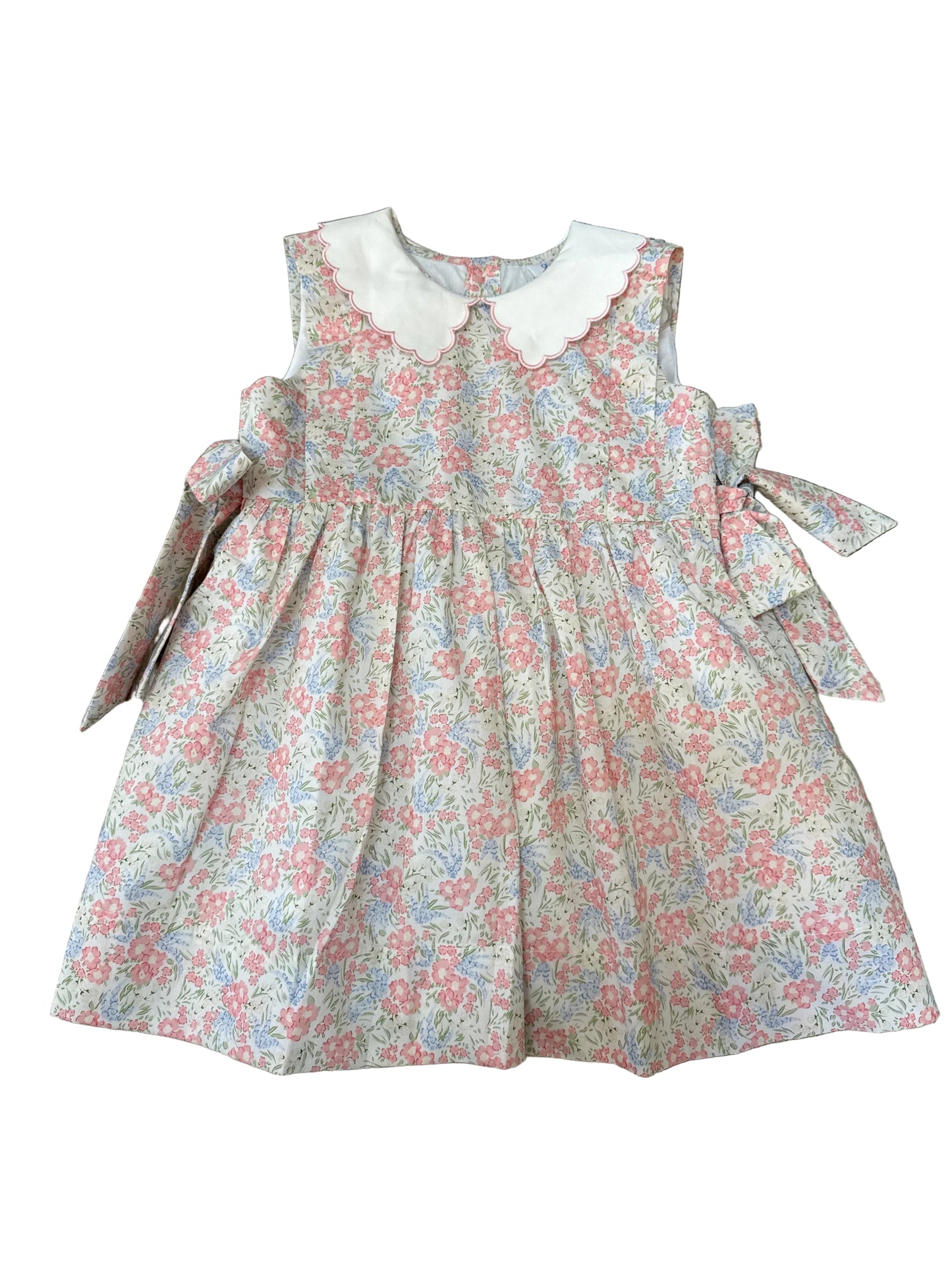 Floral W/side Bows Dress