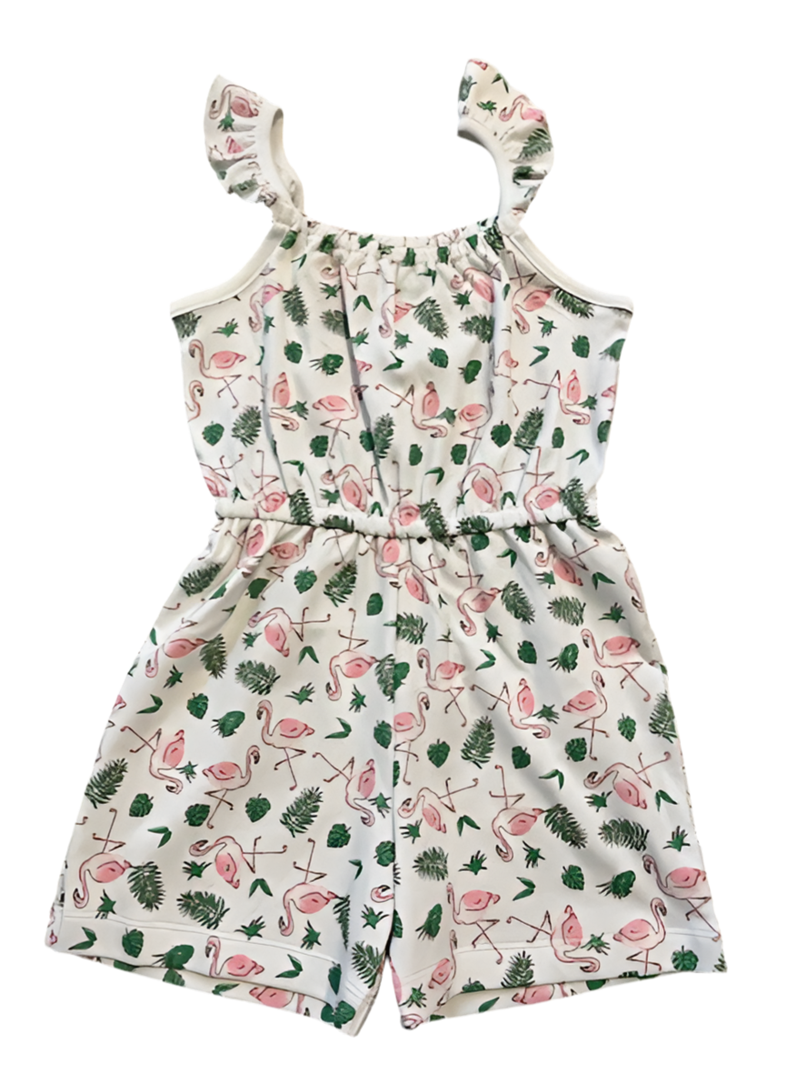 Pink Flamingo Romper