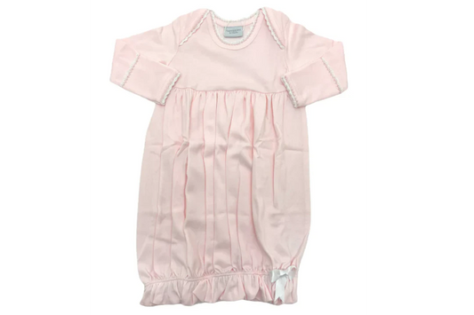 Pink lap shoulder gown-NB