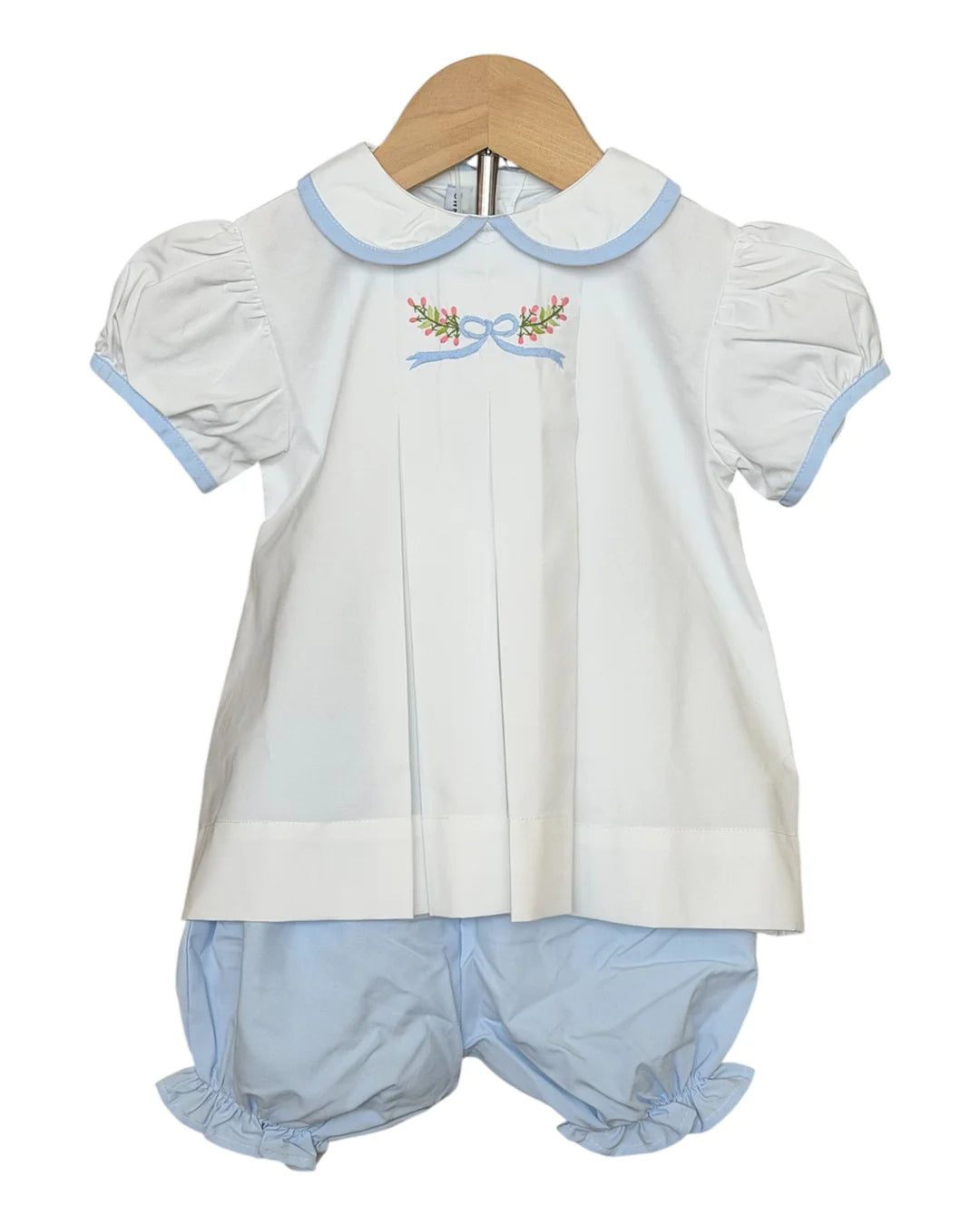 Emb. Bows & Buds Bloomer Set