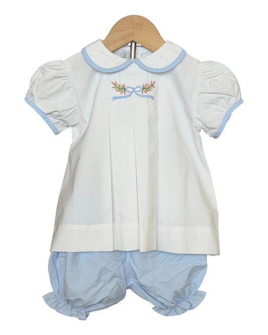 Emb. Bows & Buds Bloomer Set