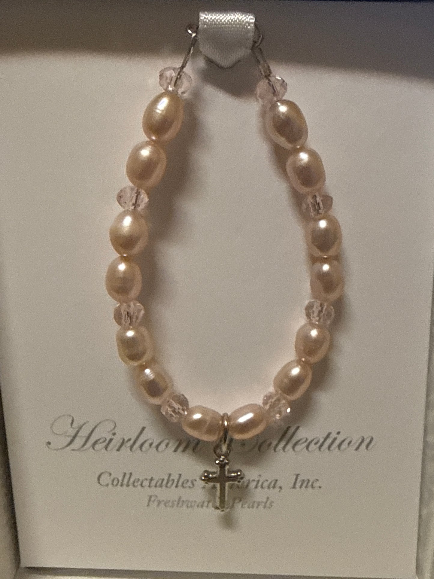 Pink FWP Bracelet w/Cross CJ312CR