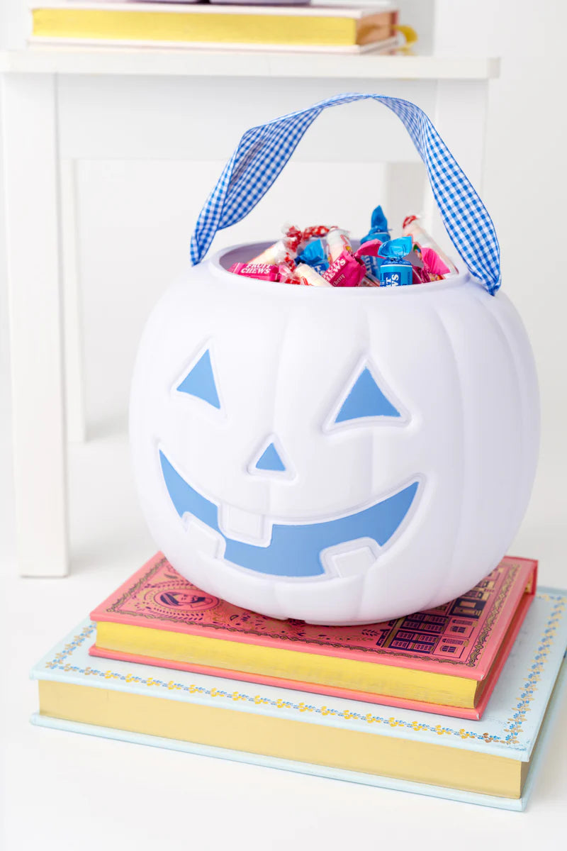 Sir Proper's Pumpkin Pail (Blue/White)