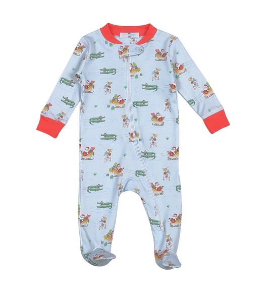 Cajun Christmas Footie (Boy)