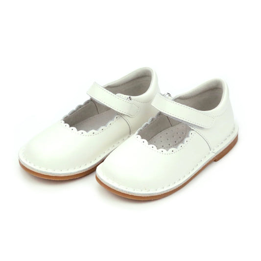 Scalloped  Mary Jane  (Off White)