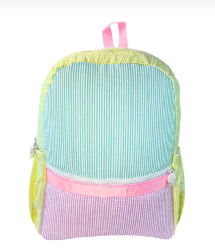 Pastel Tri-Color Backpack(Med)