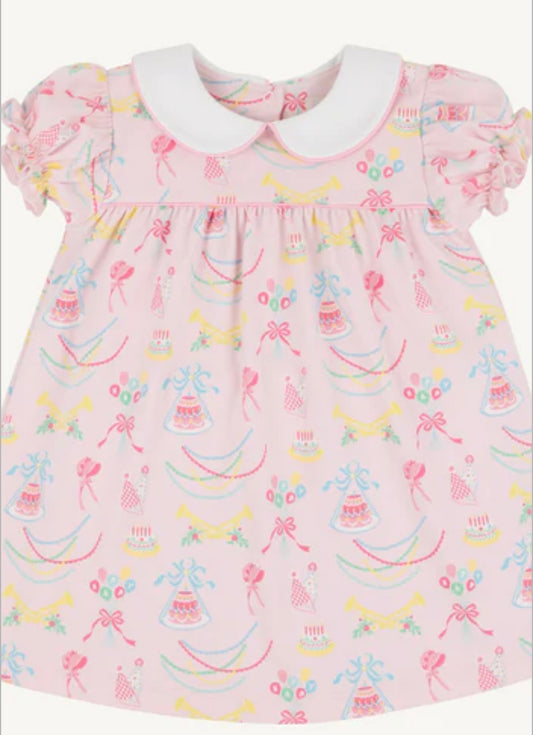 Holly Day Dress Birthday Pink