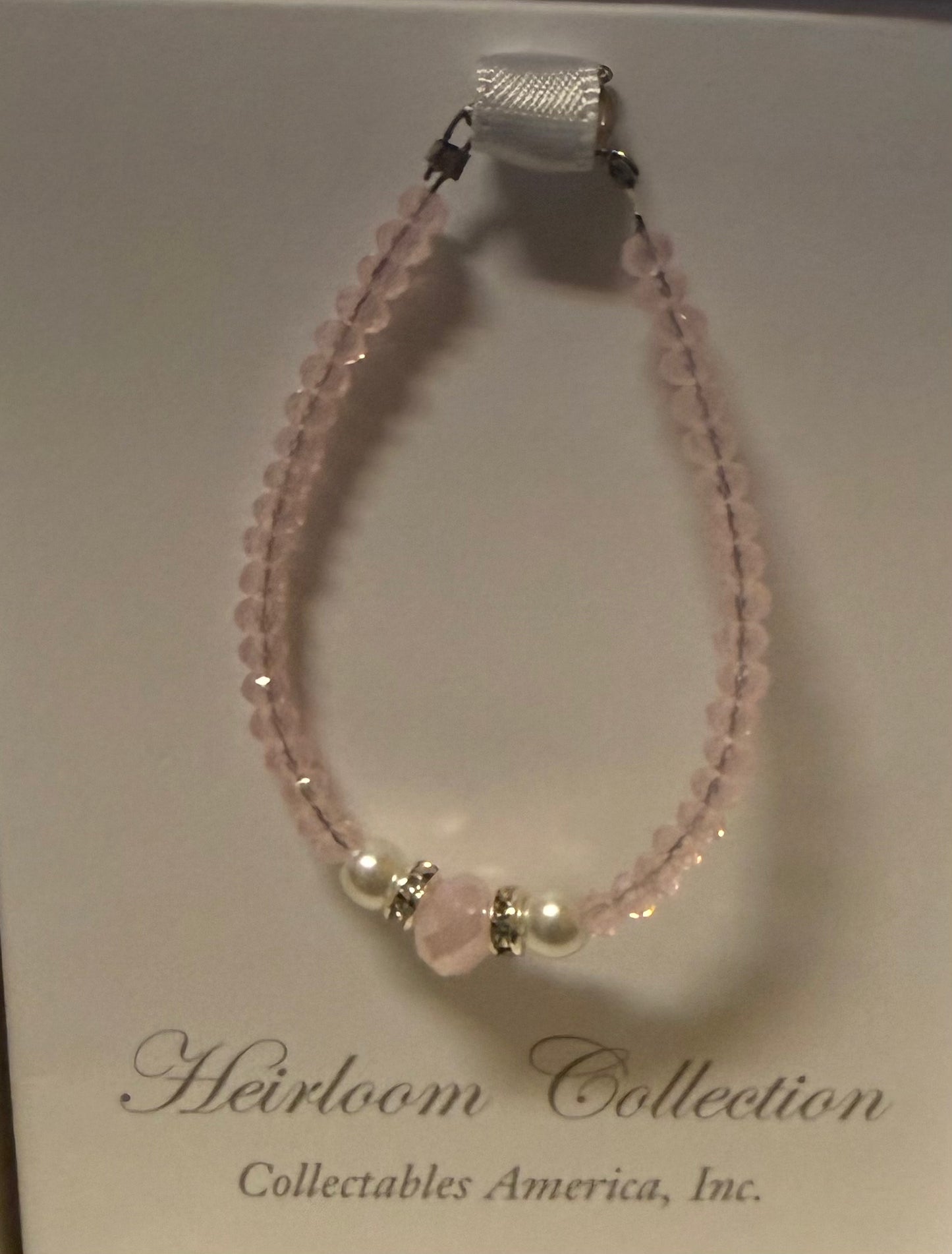 Pink crystal bracelet CJ535/4